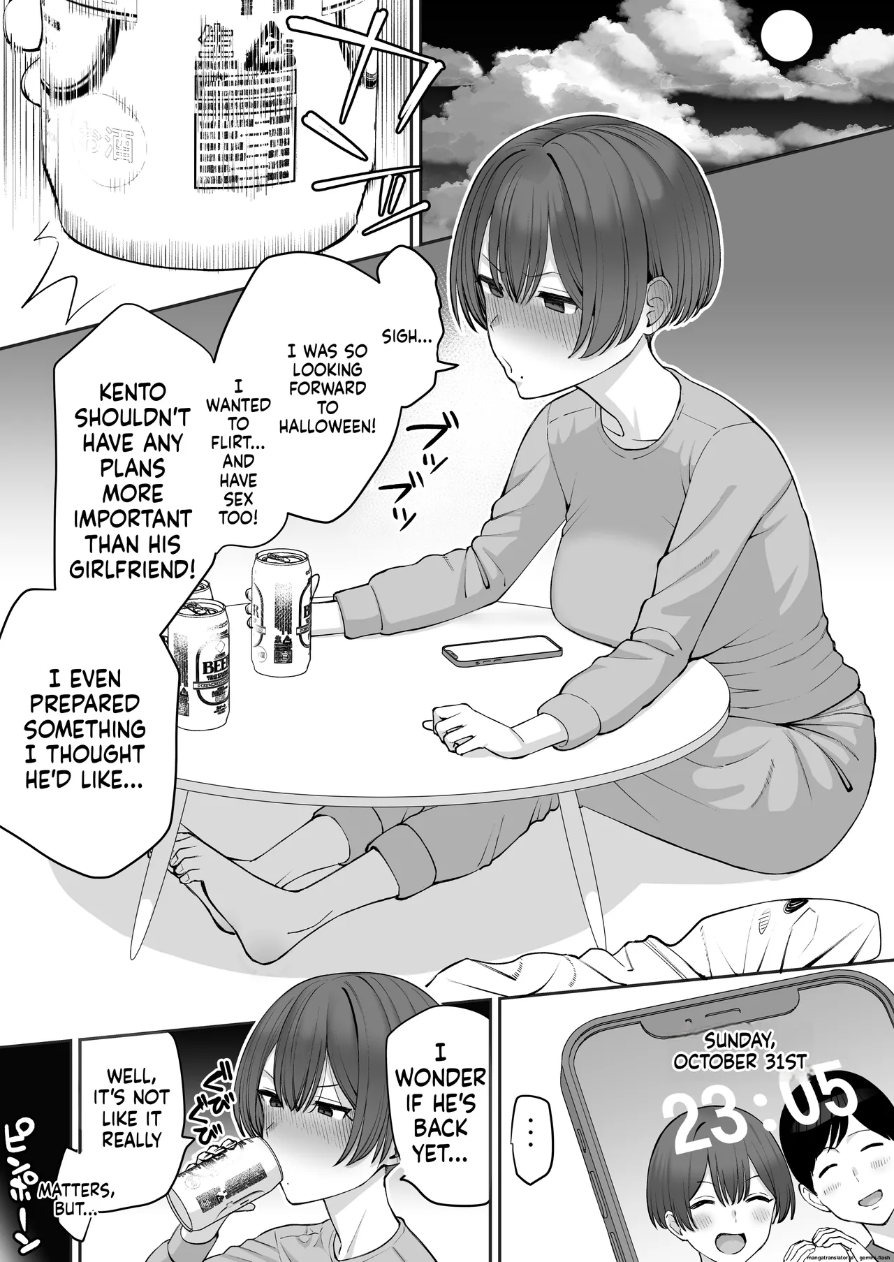 [Take Shinshi]Halloween Netorare, Kirawaremono no Senpai to Kanojo | Halloween NTR: The Hated Senior and the Girlfriend[English] Page 2