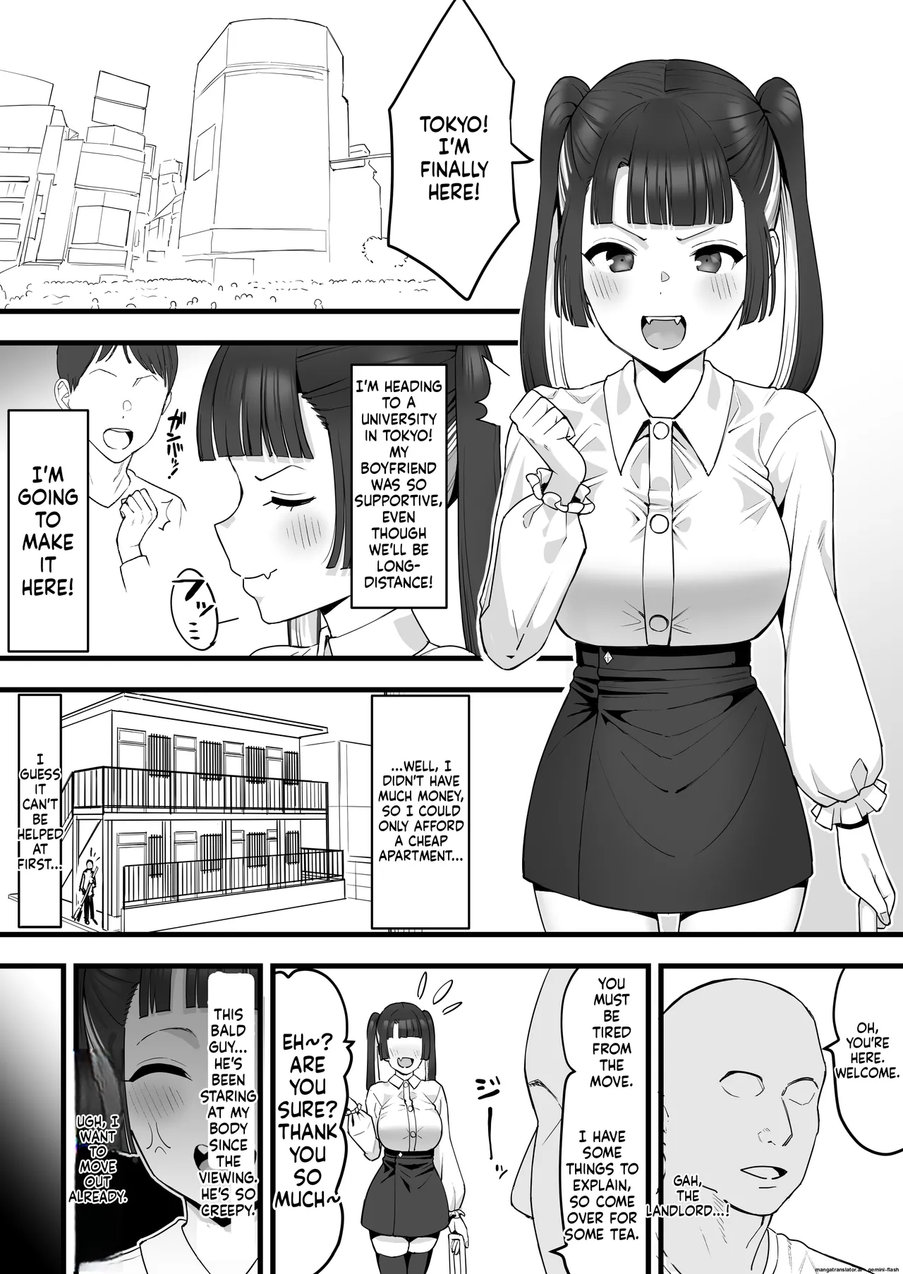 [Take Shinshi]Joukyou Musume, Tokai no Kibishisa o Shiru | Country Girl Learns the Harshness of the City[English] Page 2