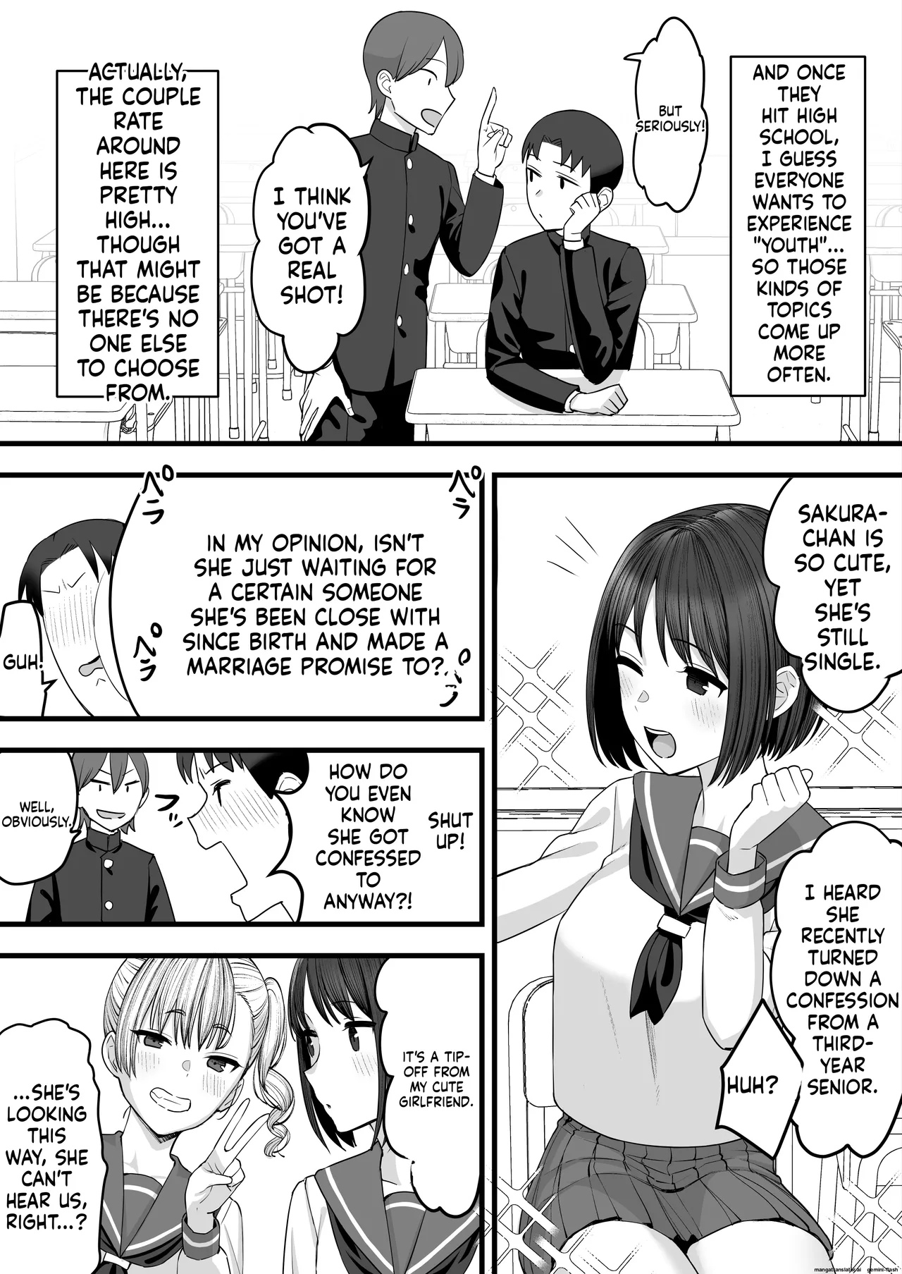 [Take Shinshi]Yarichin ga Tenkou Shite Kita! BSS Hen | The Playboy Transferred in! BSS[English] Page 3