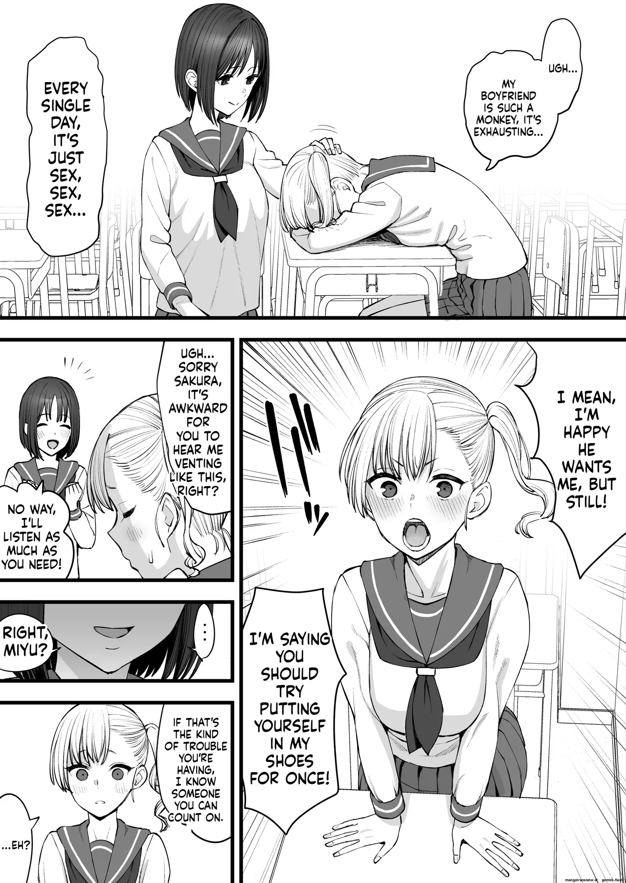 [Take Shinshi]Yarichin ga Tenkou Shite Kita! Netorare Kouhen | The Fuckboy Transferred in! Ntr Part 2[English] Page 3