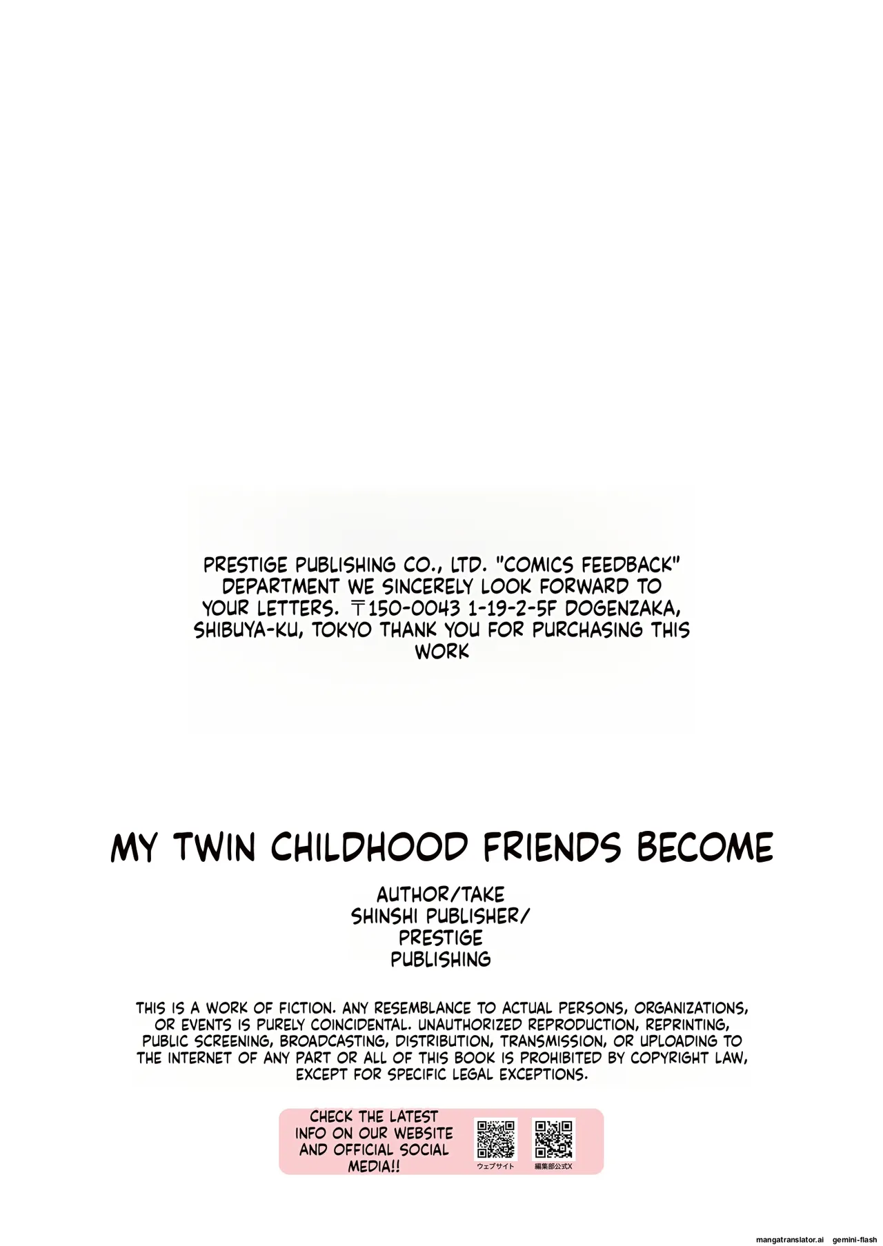 [Take Shinshi]My Childhood Friend Twins Become Another Man’s Onahole 1-3[English] Page 26