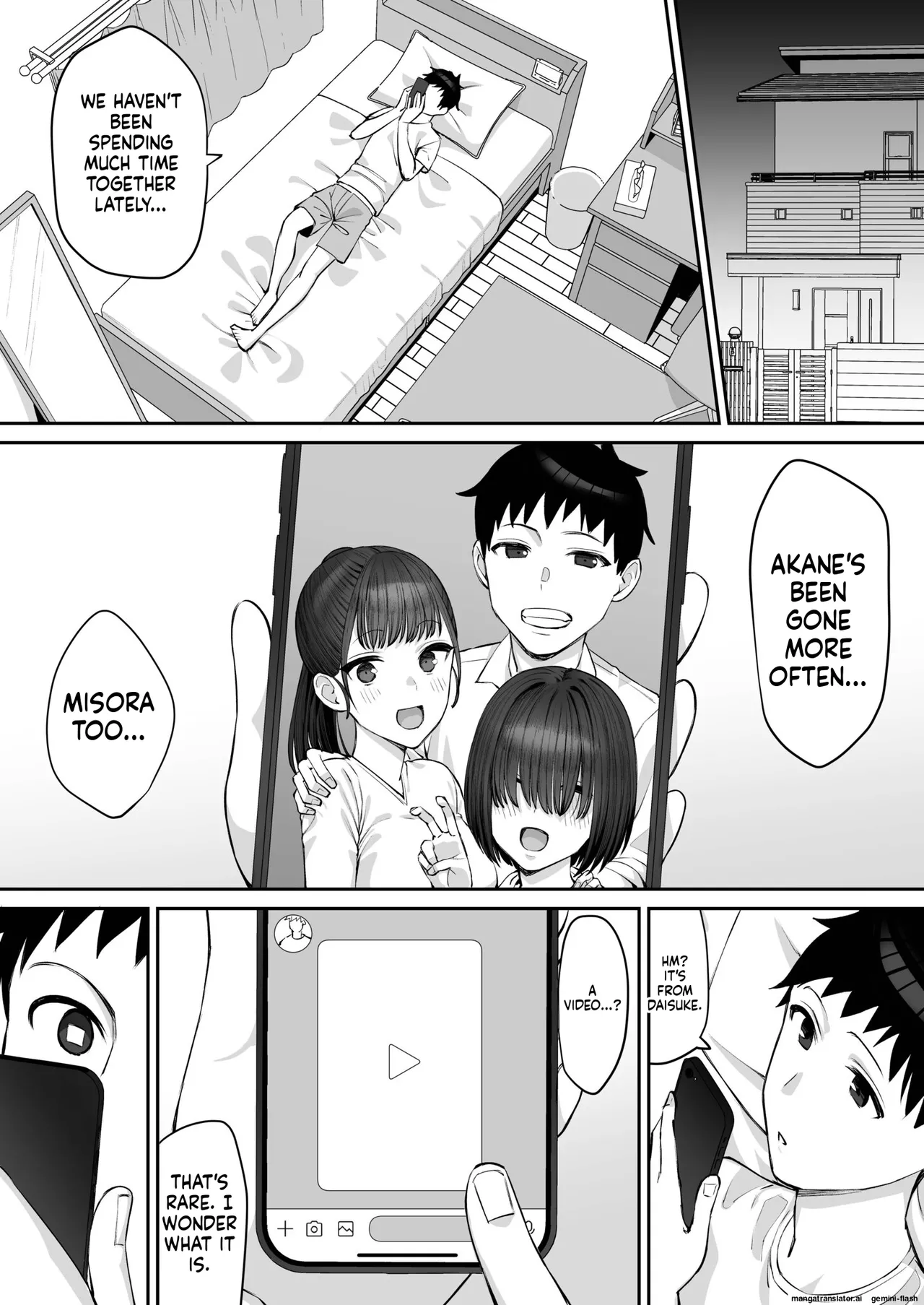 [Take Shinshi]My Childhood Friend Twins Become Another Man’s Onahole 1-3[English] Page 58