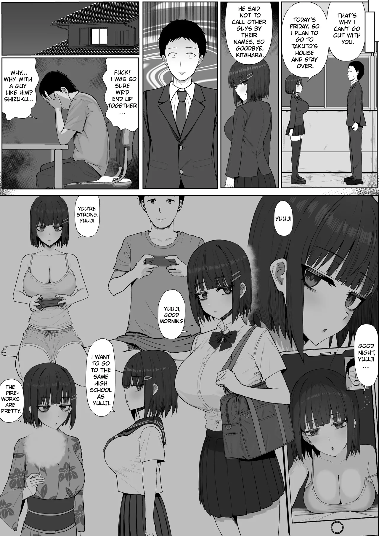 [Shoujo Tetsugaku (Ariatorai)]Muhyoujou Osananajimi ga Kimo Ota ni Ubawarete Love Love Berochuu Ecchi Shiteita | My Expressionless Childhood Friend Was Snatched Away by a Creepy Otaku and Was Having Lovey-Dovey Tongue-Kissing Sex[English] [Chalklog] Page 20