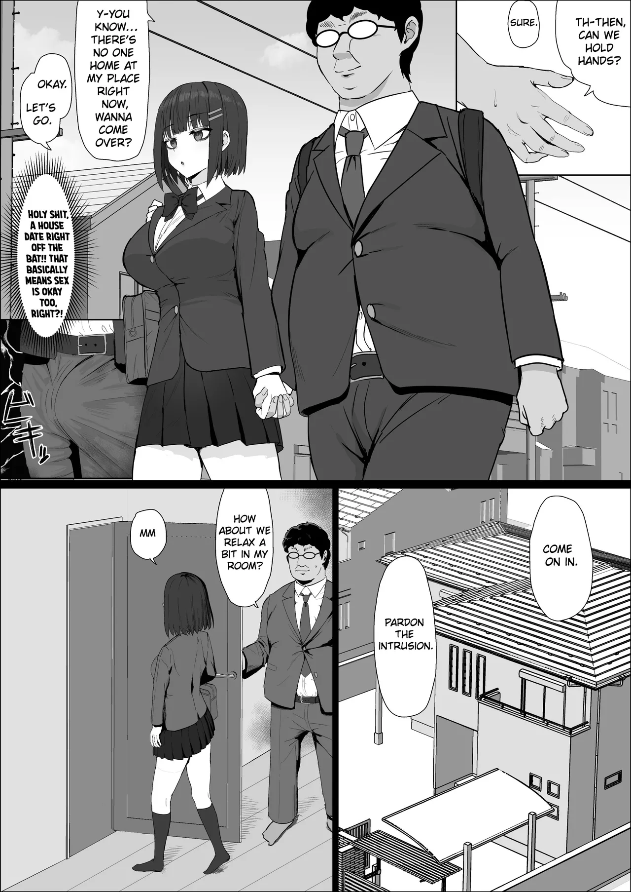 [Shoujo Tetsugaku (Ariatorai)]Muhyoujou Osananajimi ga Kimo Ota ni Ubawarete Love Love Berochuu Ecchi Shiteita | My Expressionless Childhood Friend Was Snatched Away by a Creepy Otaku and Was Having Lovey-Dovey Tongue-Kissing Sex[English] [Chalklog] Page 8