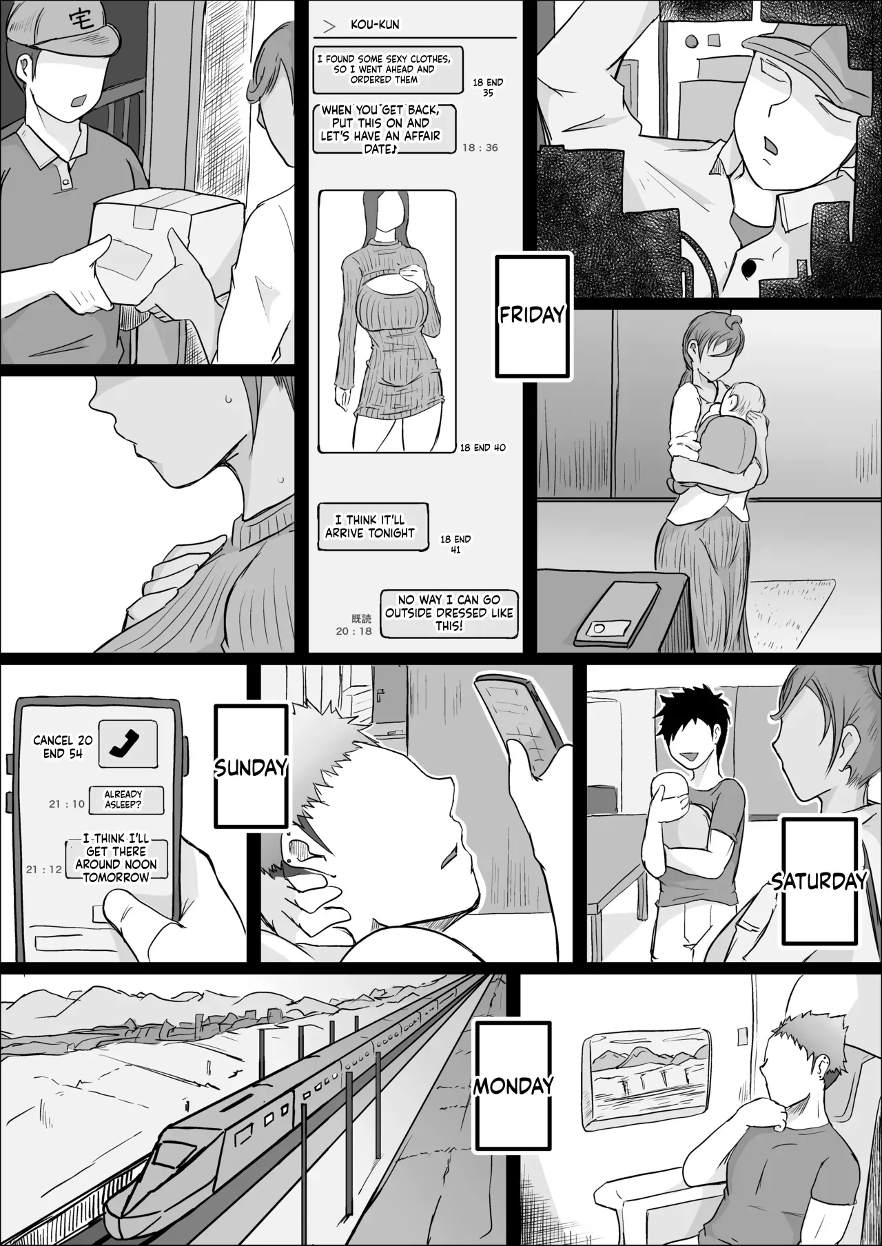 [Hitoshi Yura]Koujou Yakin Dosukebe Onna wa Dokusen Dekinai Hanashi Zenpen | Night Shift at the Factory - A sexy Woman can't be kept all to yourself[English] Page 55