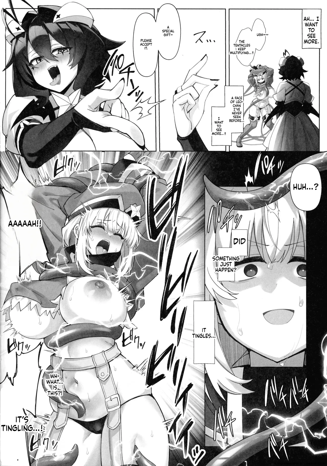 (Magia Baiser ni Miserarete 5) [Neruneru 7mm (Nanami Neru)]Bousouchu no Leo-chan o Dengeki Seisai!(Mahou Shoujo ni Akogarete) [English] [SCANMTL] Page 10