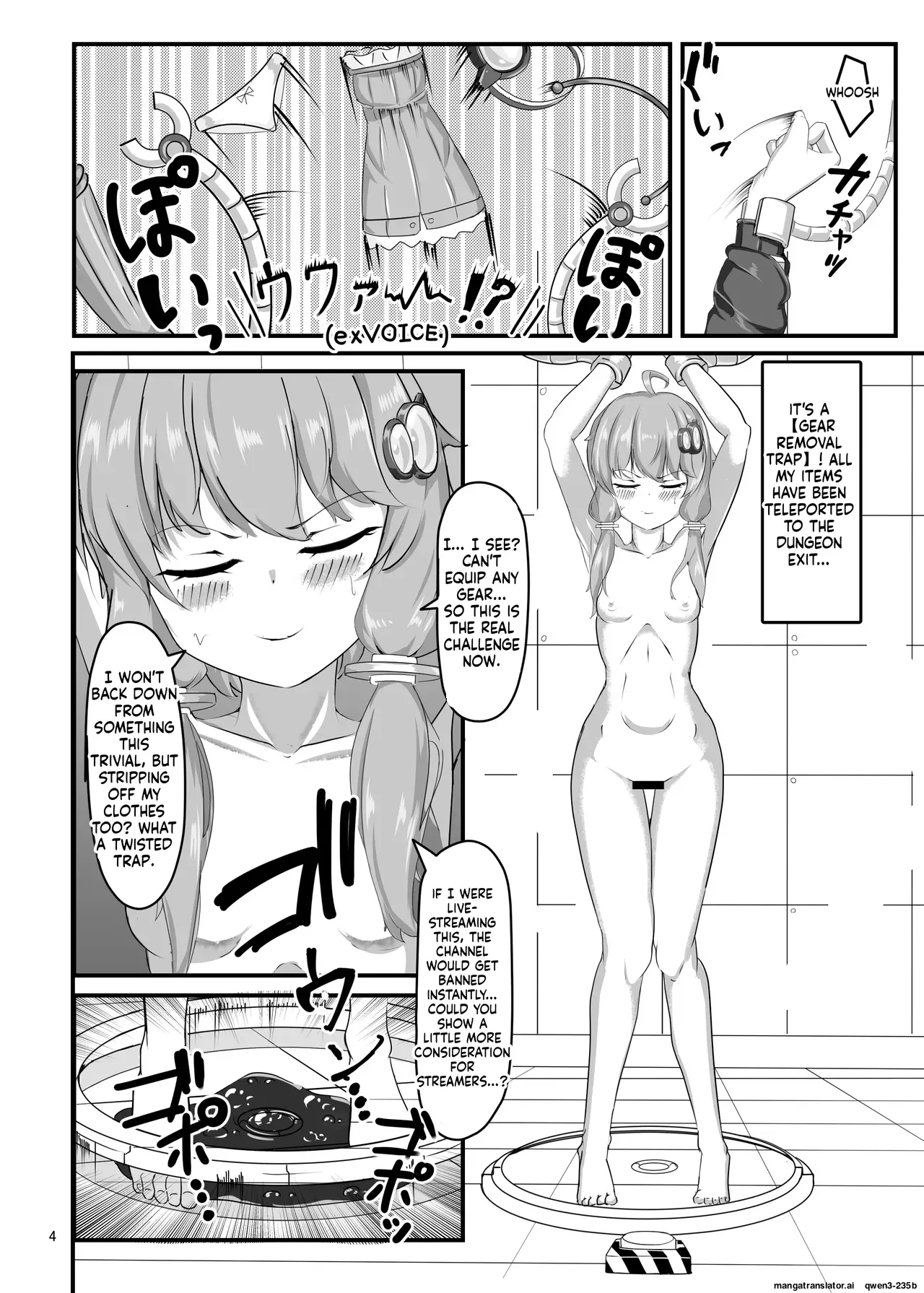 [Uraroji Tics (Nunumeme)]Ero Trap Dungeon Gotoki ni Kono Watashi ga Makeru to demo?(VOICEROID) [English] [SCANMTL] [Digital] Page 3
