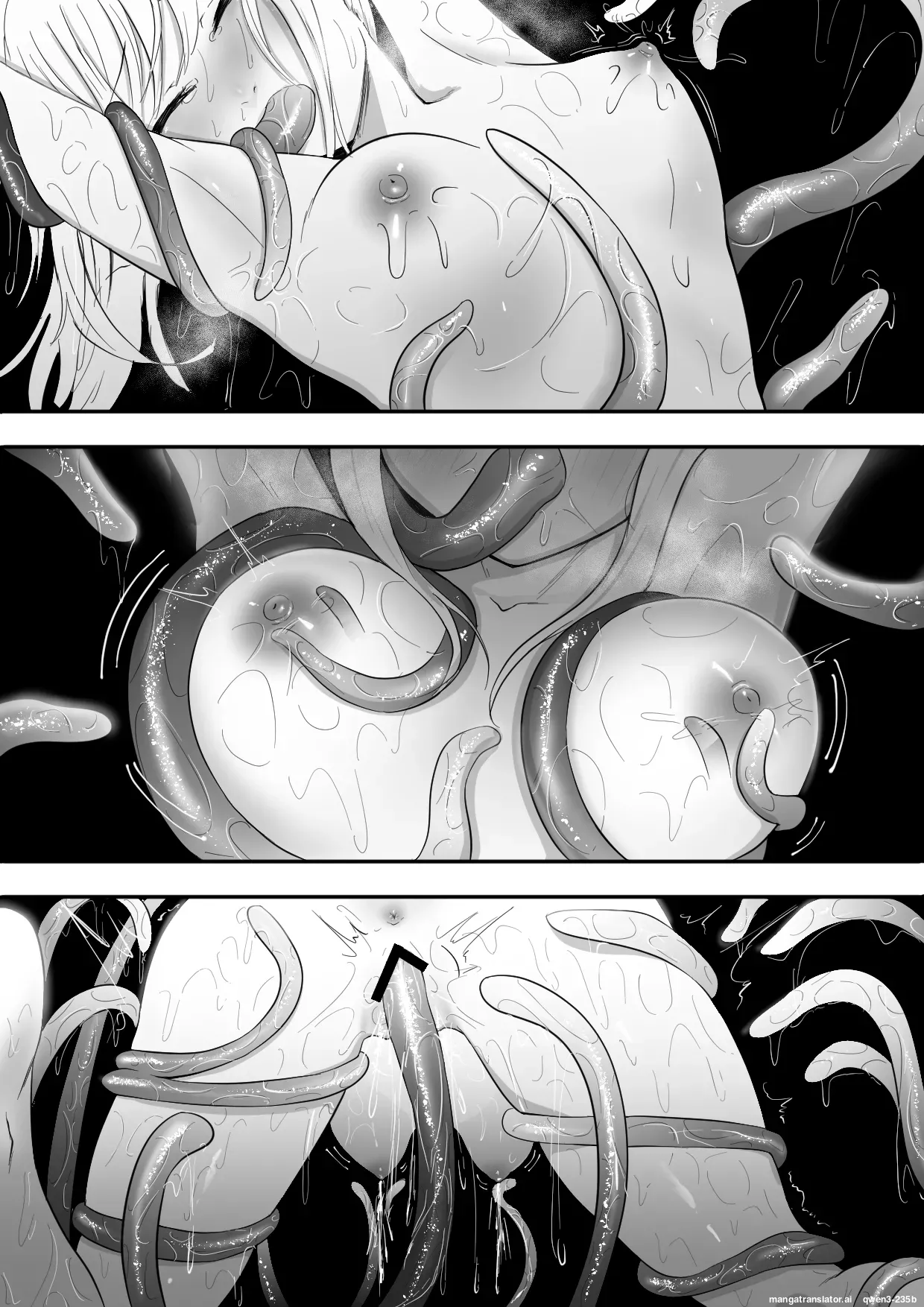 [Permission (Zandoro)]Jikken-shitsu kara Dassou Shita Igyou no Shokushu Shinwa Seibutsu ni Hoshoku Saretari Hanshoku Aite ni Saserareru Ohanashi[English] [SCANMTL] Page 10