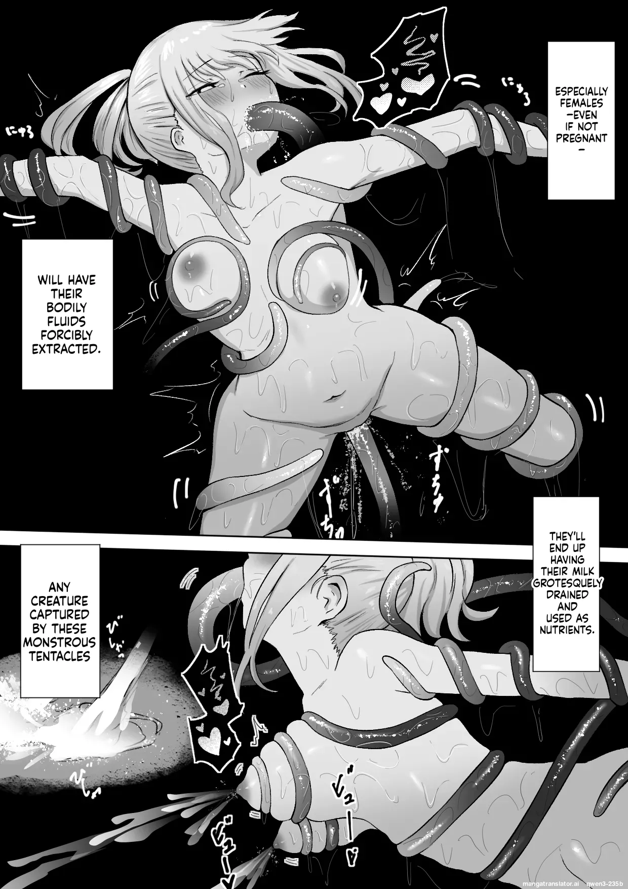 [Permission (Zandoro)]Jikken-shitsu kara Dassou Shita Igyou no Shokushu Shinwa Seibutsu ni Hoshoku Saretari Hanshoku Aite ni Saserareru Ohanashi[English] [SCANMTL] Page 11