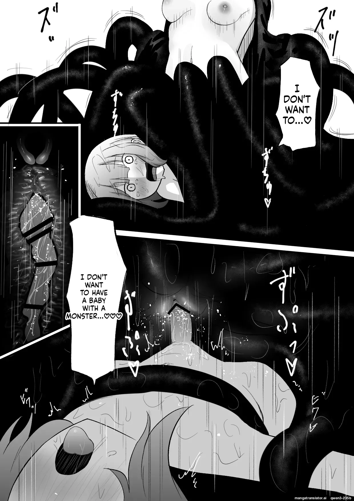[Permission (Zandoro)]Jikken-shitsu kara Dassou Shita Igyou no Shokushu Shinwa Seibutsu ni Hoshoku Saretari Hanshoku Aite ni Saserareru Ohanashi[English] [SCANMTL] Page 27