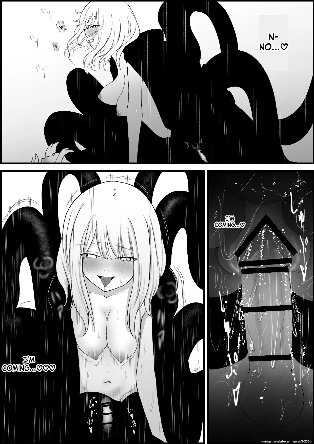 [Permission (Zandoro)]Jikken-shitsu kara Dassou Shita Igyou no Shokushu Shinwa Seibutsu ni Hoshoku Saretari Hanshoku Aite ni Saserareru Ohanashi[English] [SCANMTL] Page 28