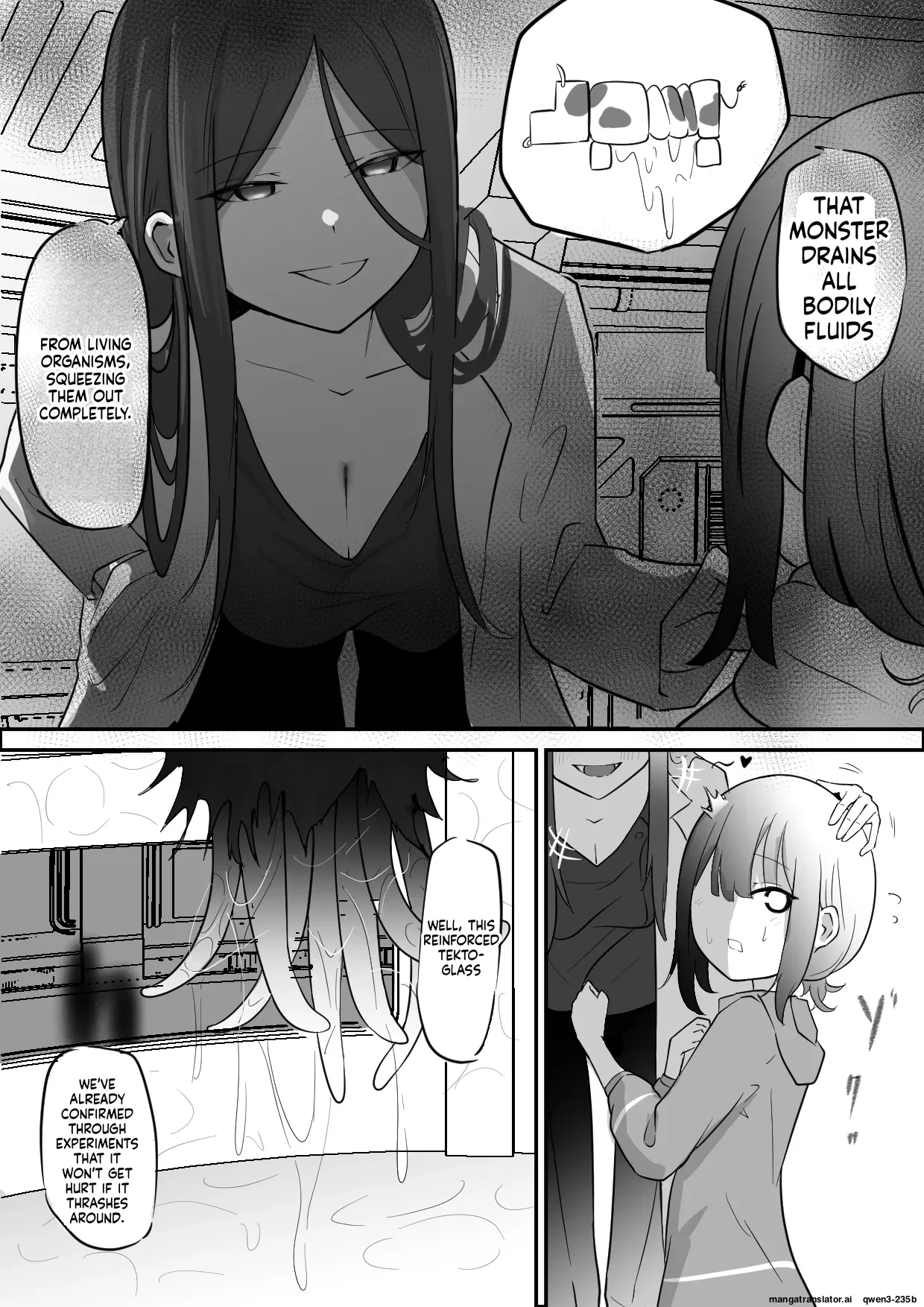 [Permission (Zandoro)]Jikken-shitsu kara Dassou Shita Igyou no Shokushu Shinwa Seibutsu ni Hoshoku Saretari Hanshoku Aite ni Saserareru Ohanashi[English] [SCANMTL] Page 4