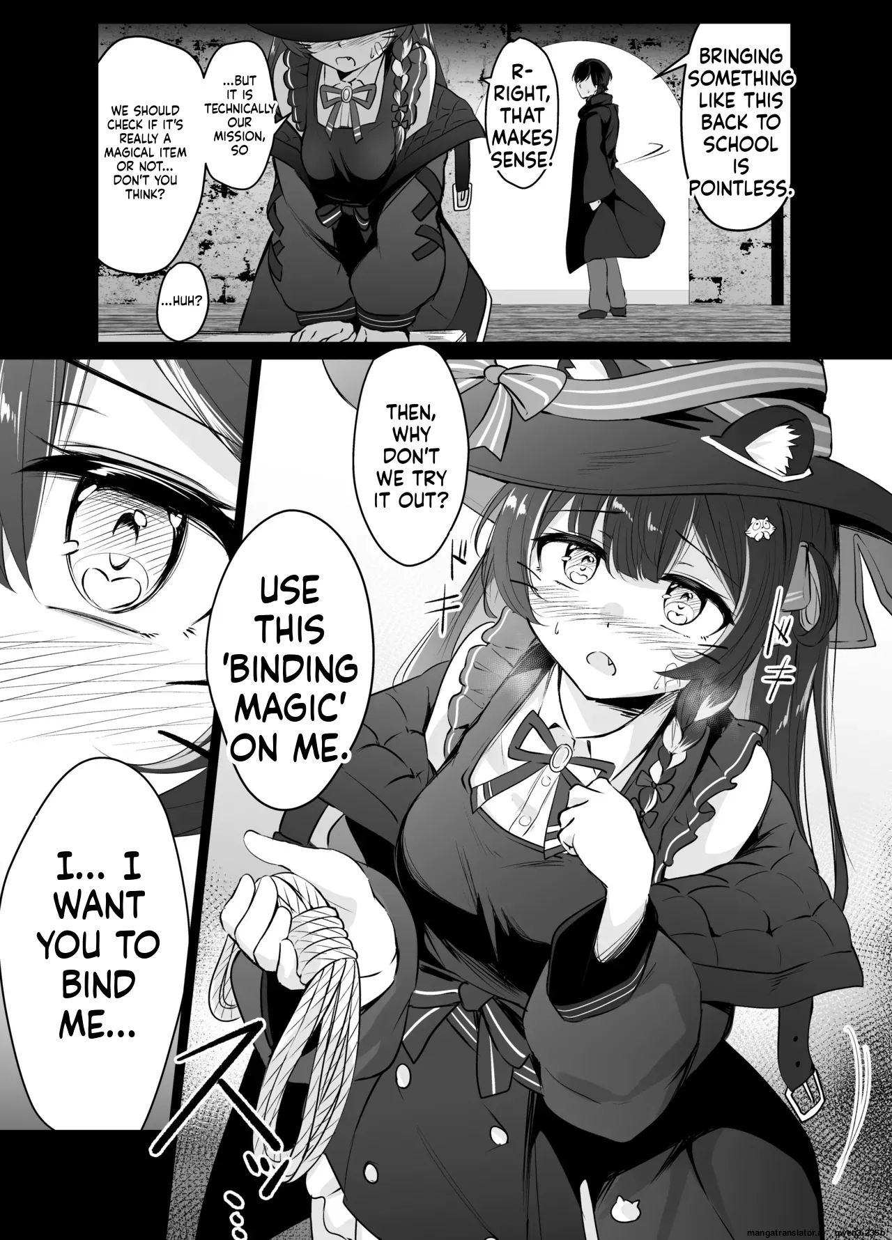 [ななのーと]廃城探索にてえっちな魔法を見つけてしまう師弟(SCANMTL) Page 2