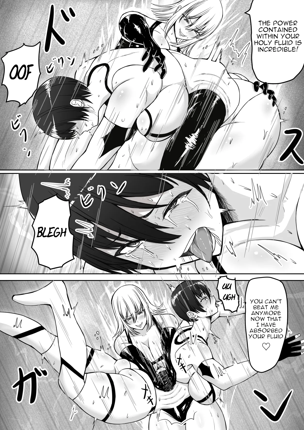 [Tetsunohiji]The Total Defeat of the Futanari Heroine | Kanzen haiboku futanari hiroin[English] [Digital] Page 18