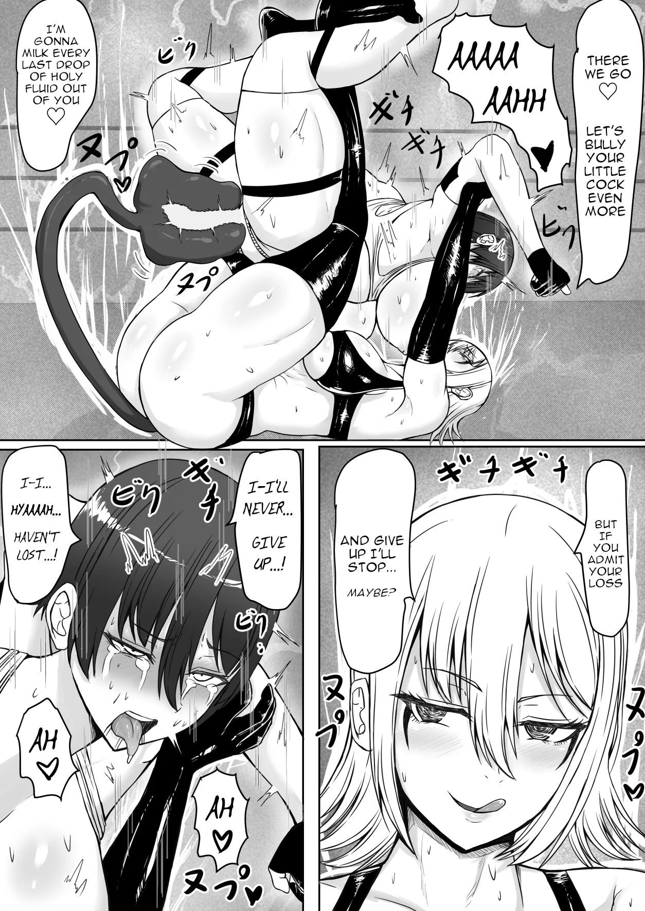 [Tetsunohiji]The Total Defeat of the Futanari Heroine | Kanzen haiboku futanari hiroin[English] [Digital] Page 27