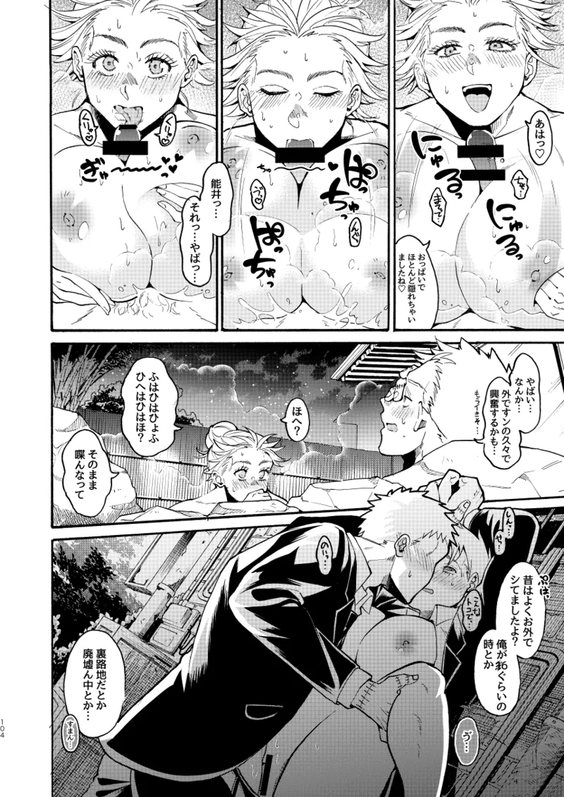 [Meloss]【Reprint of Shinnoi Doujinshi】Honeymoon Night(Dorohedoro) Page 102