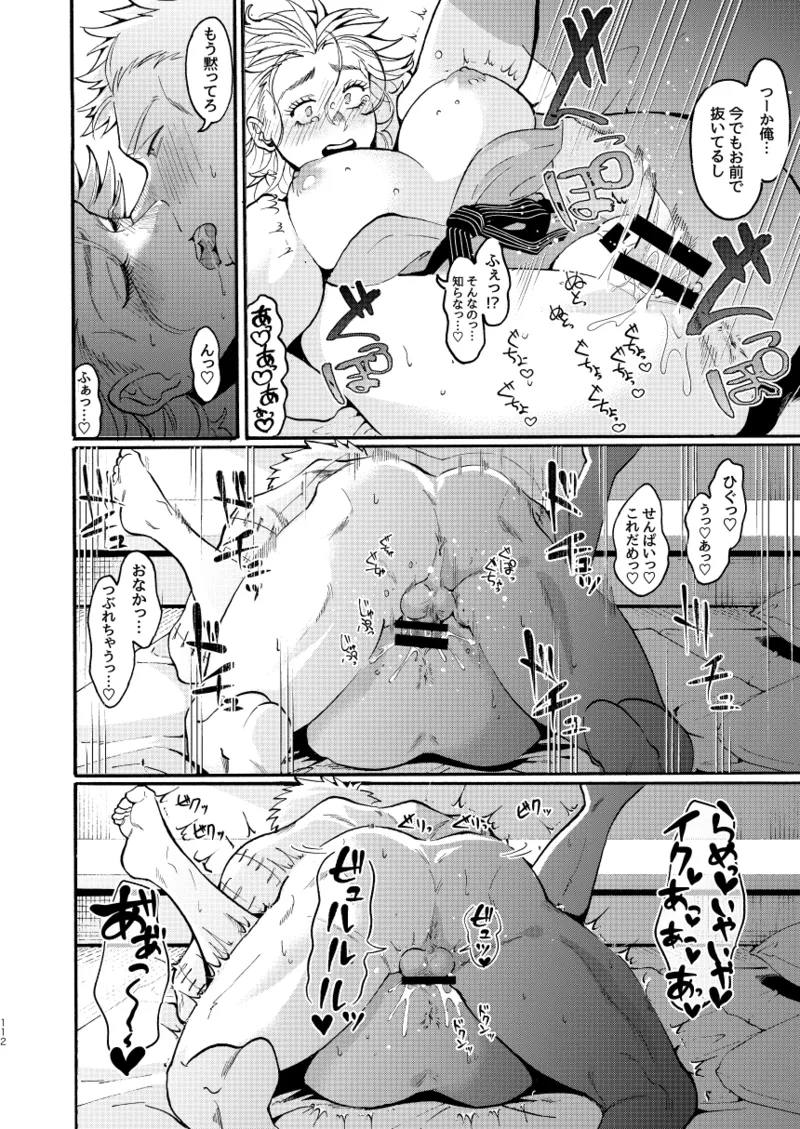 [Meloss]【Reprint of Shinnoi Doujinshi】Honeymoon Night(Dorohedoro) Page 110
