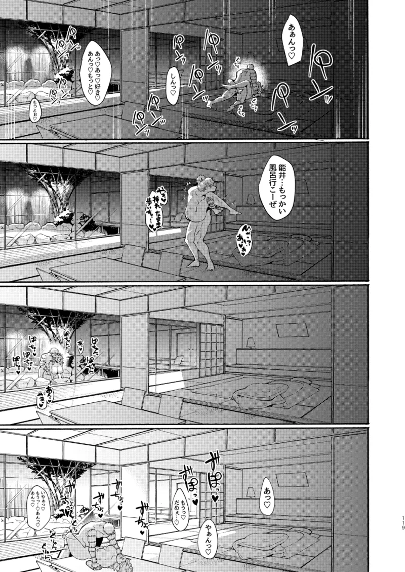 [Meloss]【Reprint of Shinnoi Doujinshi】Honeymoon Night(Dorohedoro) Page 117
