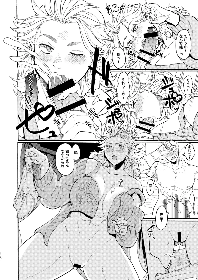 [Meloss]【Reprint of Shinnoi Doujinshi】Honeymoon Night(Dorohedoro) Page 128
