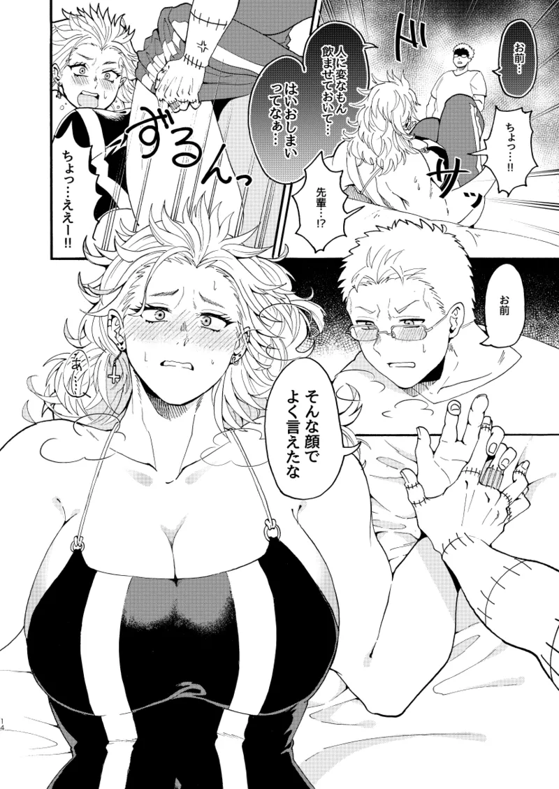 [Meloss]【Reprint of Shinnoi Doujinshi】Honeymoon Night(Dorohedoro) Page 13