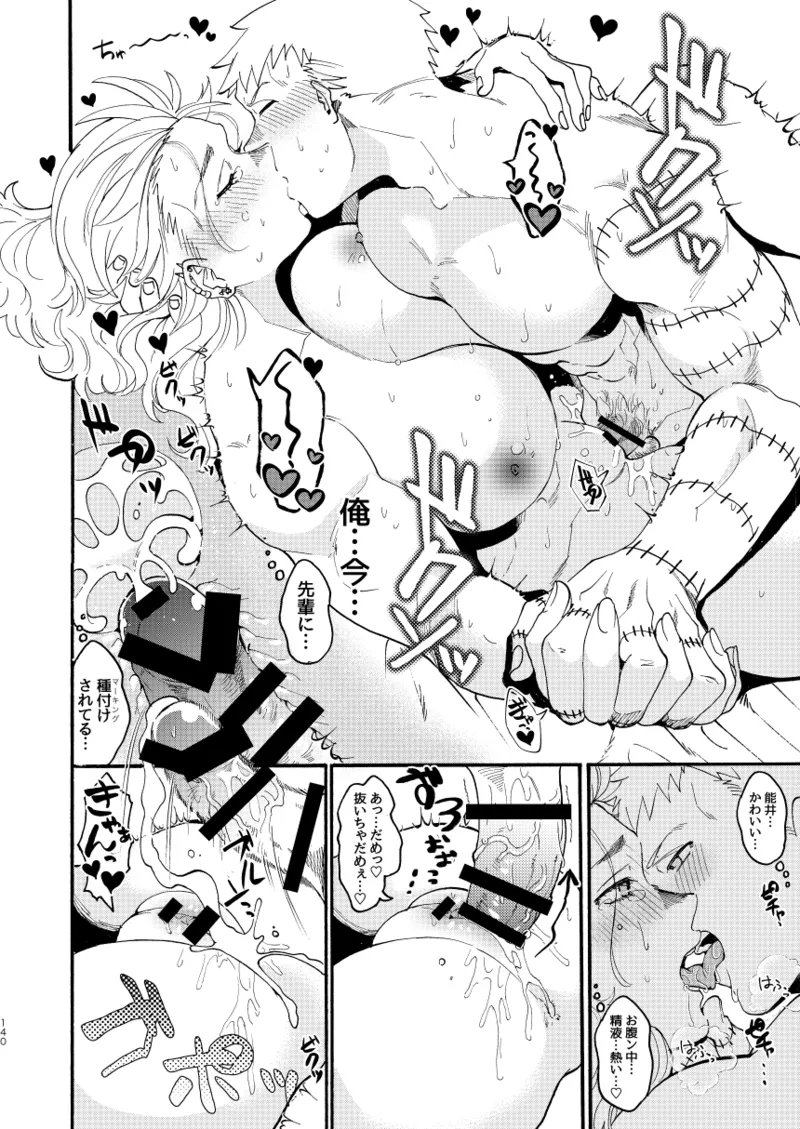 [Meloss]【Reprint of Shinnoi Doujinshi】Honeymoon Night(Dorohedoro) Page 138