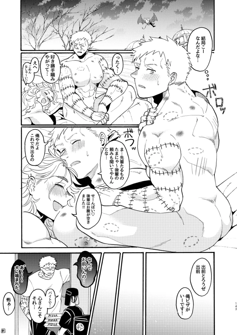 [Meloss]【Reprint of Shinnoi Doujinshi】Honeymoon Night(Dorohedoro) Page 141