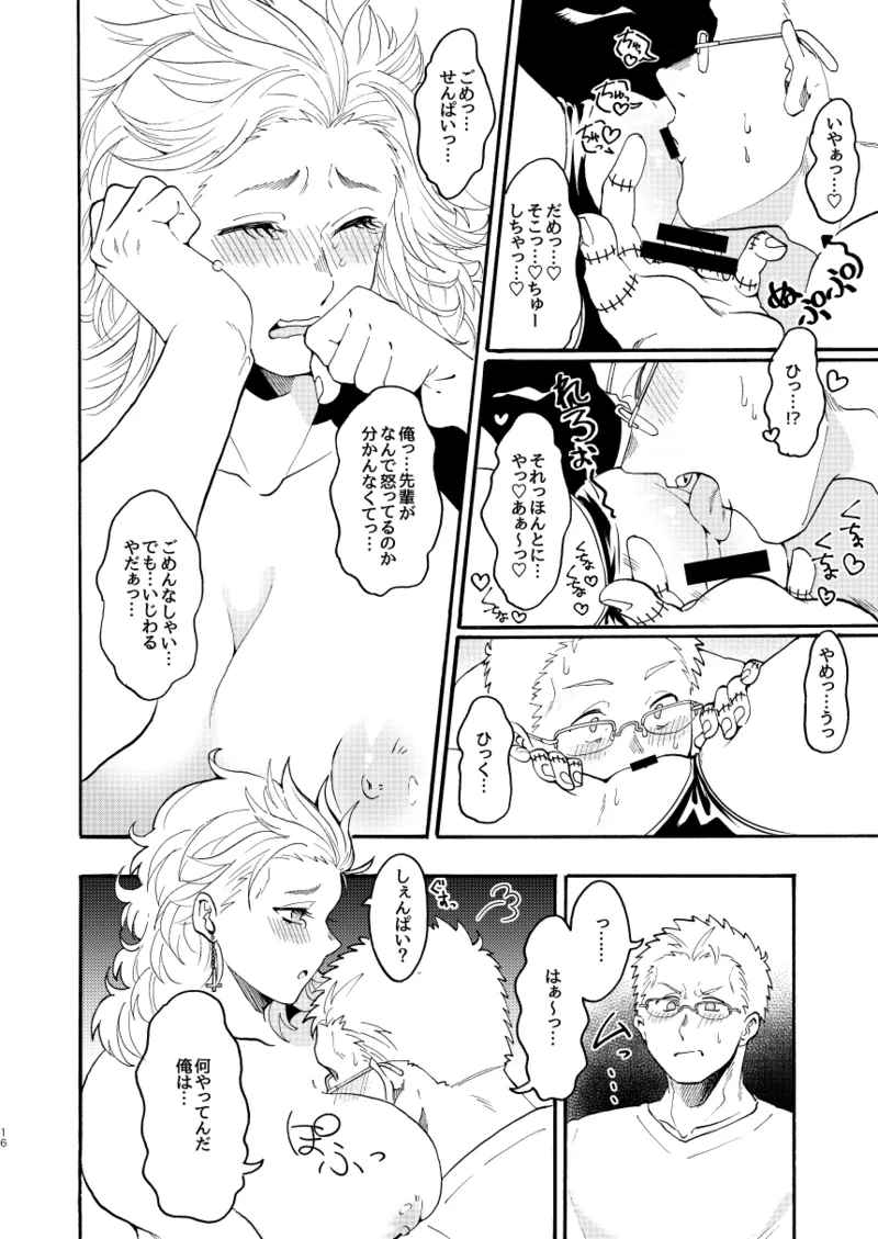 [Meloss]【Reprint of Shinnoi Doujinshi】Honeymoon Night(Dorohedoro) Page 15