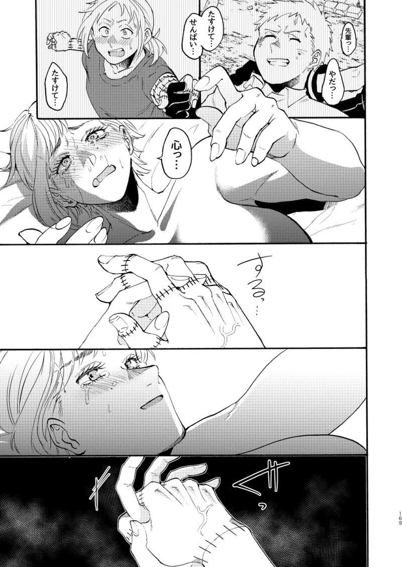 [Meloss]【Reprint of Shinnoi Doujinshi】Honeymoon Night(Dorohedoro) Page 167