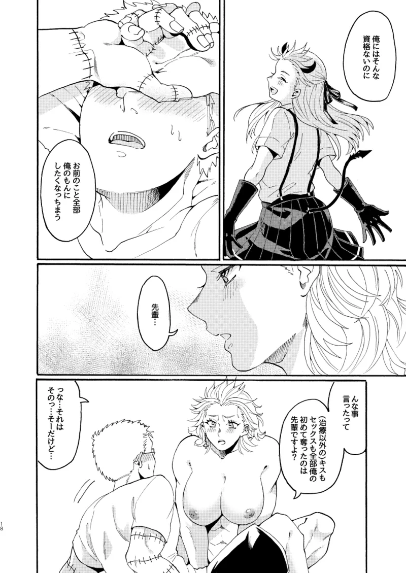 [Meloss]【Reprint of Shinnoi Doujinshi】Honeymoon Night(Dorohedoro) Page 17