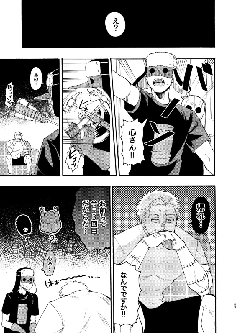 [Meloss]【Reprint of Shinnoi Doujinshi】Honeymoon Night(Dorohedoro) Page 180