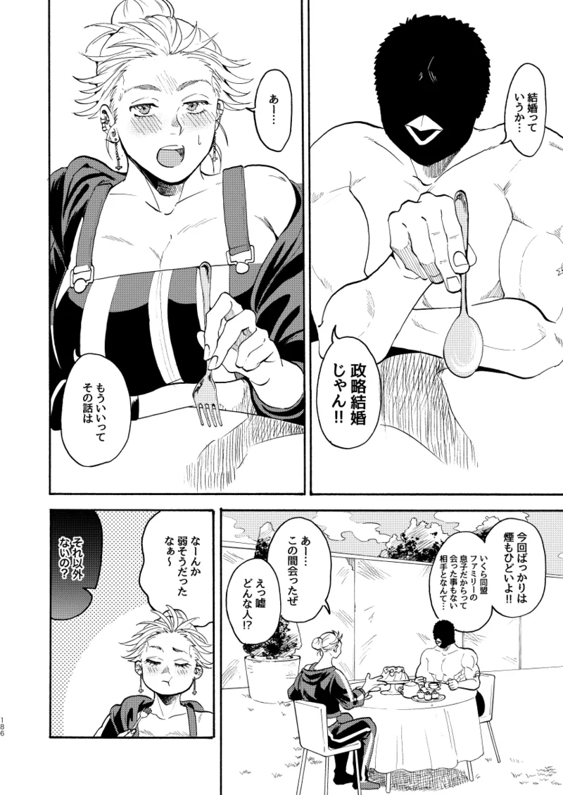 [Meloss]【Reprint of Shinnoi Doujinshi】Honeymoon Night(Dorohedoro) Page 183