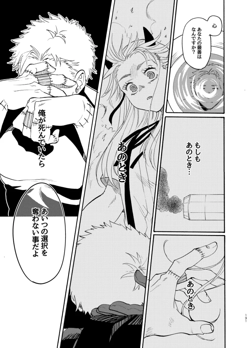 [Meloss]【Reprint of Shinnoi Doujinshi】Honeymoon Night(Dorohedoro) Page 188