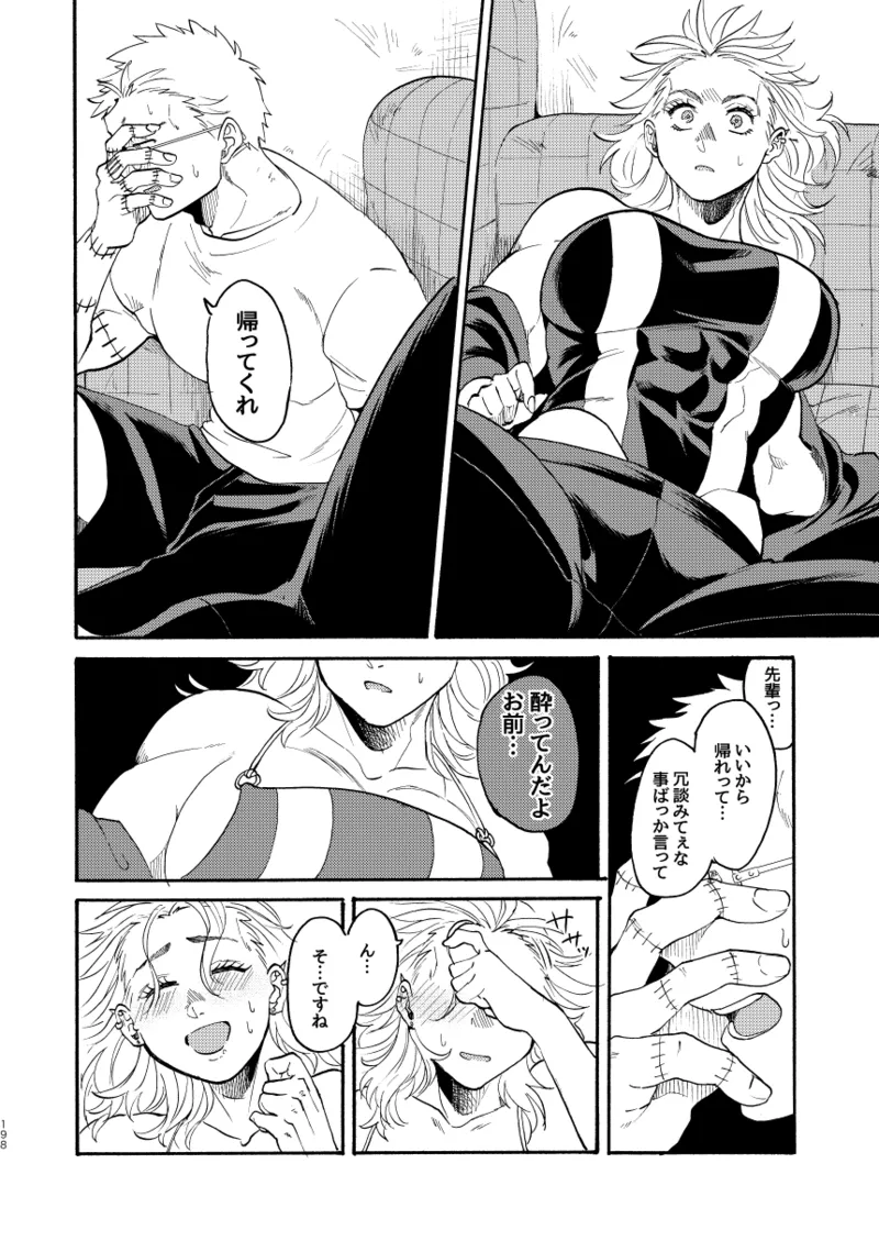[Meloss]【Reprint of Shinnoi Doujinshi】Honeymoon Night(Dorohedoro) Page 195