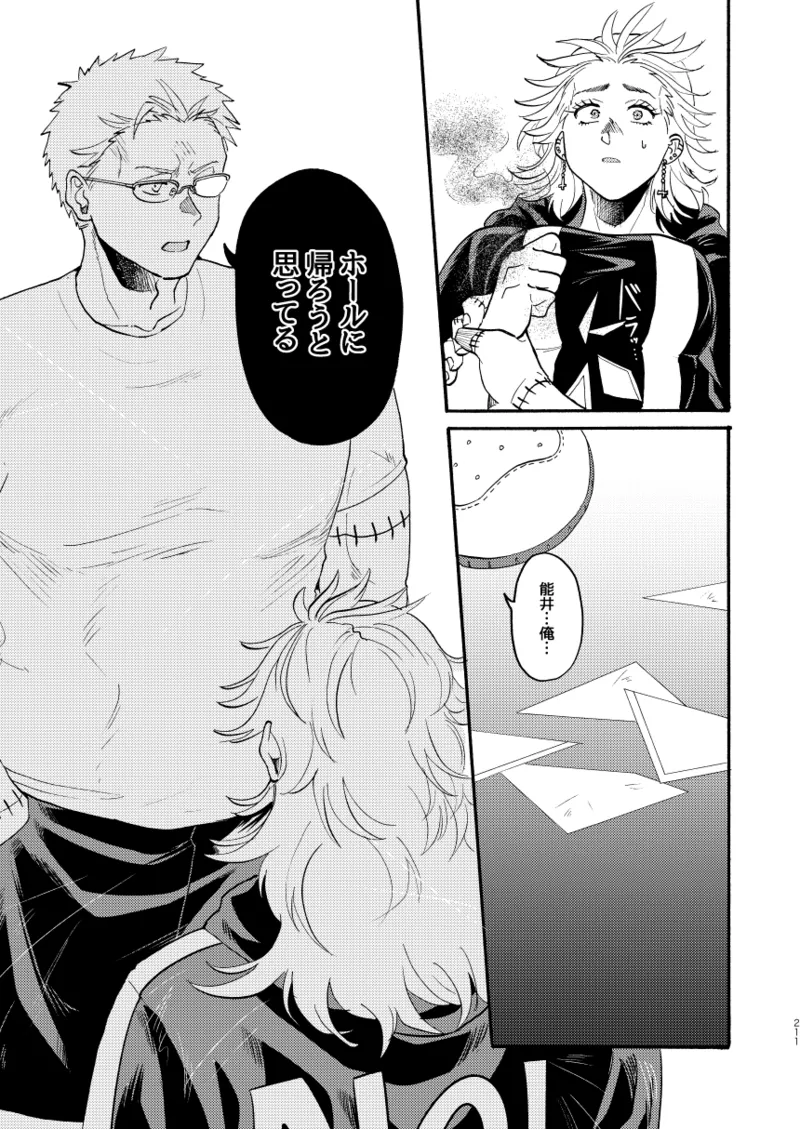 [Meloss]【Reprint of Shinnoi Doujinshi】Honeymoon Night(Dorohedoro) Page 208