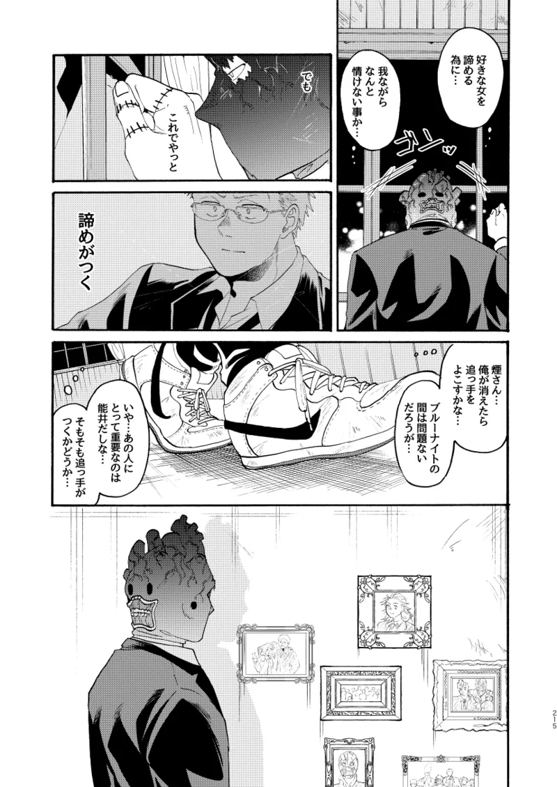 [Meloss]【Reprint of Shinnoi Doujinshi】Honeymoon Night(Dorohedoro) Page 212