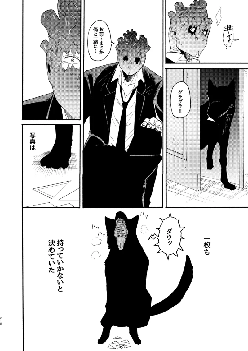 [Meloss]【Reprint of Shinnoi Doujinshi】Honeymoon Night(Dorohedoro) Page 215