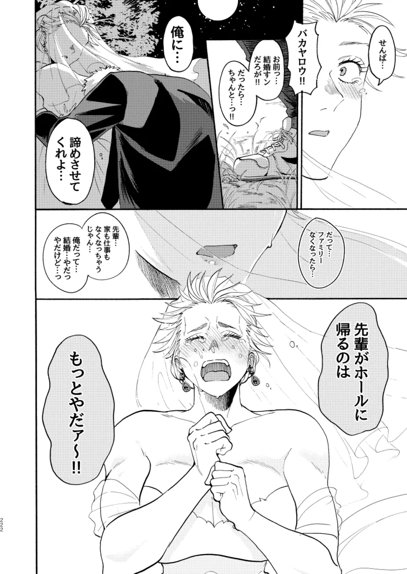 [Meloss]【Reprint of Shinnoi Doujinshi】Honeymoon Night(Dorohedoro) Page 218