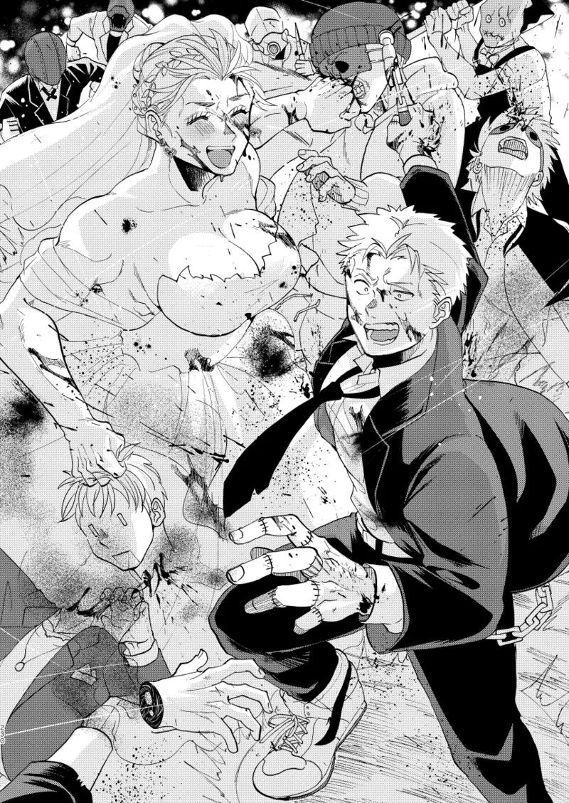 [Meloss]【Reprint of Shinnoi Doujinshi】Honeymoon Night(Dorohedoro) Page 226