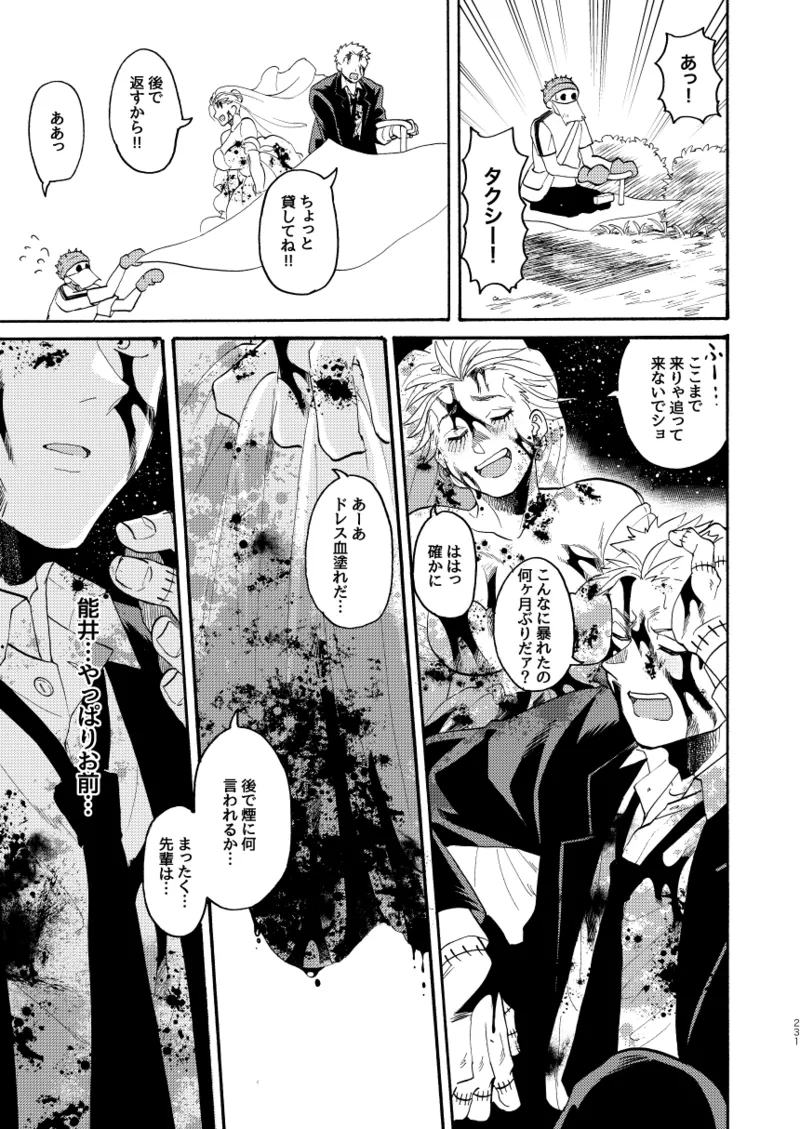 [Meloss]【Reprint of Shinnoi Doujinshi】Honeymoon Night(Dorohedoro) Page 227