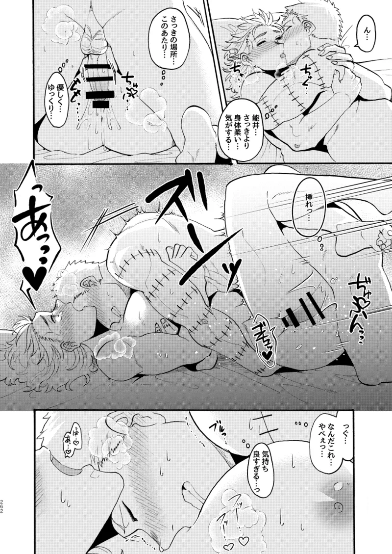 [Meloss]【Reprint of Shinnoi Doujinshi】Honeymoon Night(Dorohedoro) Page 257