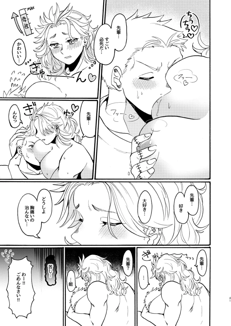 [Meloss]【Reprint of Shinnoi Doujinshi】Honeymoon Night(Dorohedoro) Page 40