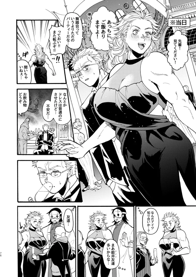 [Meloss]【Reprint of Shinnoi Doujinshi】Honeymoon Night(Dorohedoro) Page 75