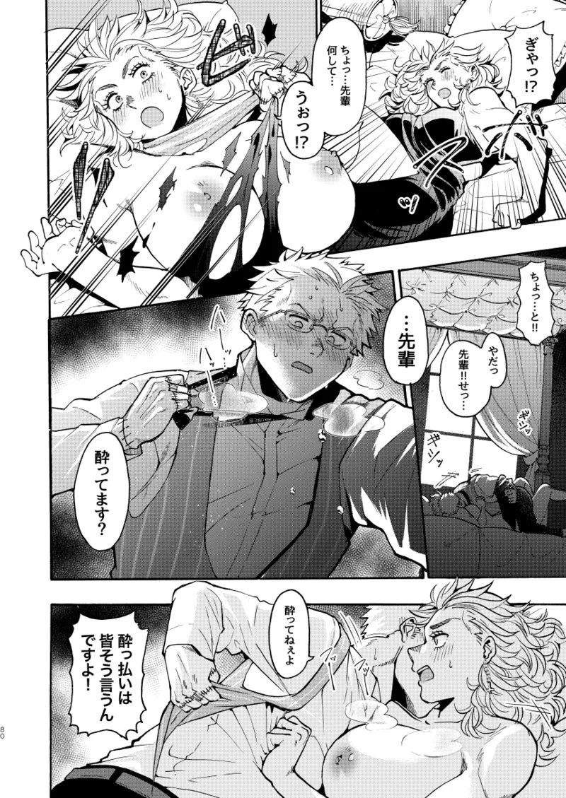 [Meloss]【Reprint of Shinnoi Doujinshi】Honeymoon Night(Dorohedoro) Page 79