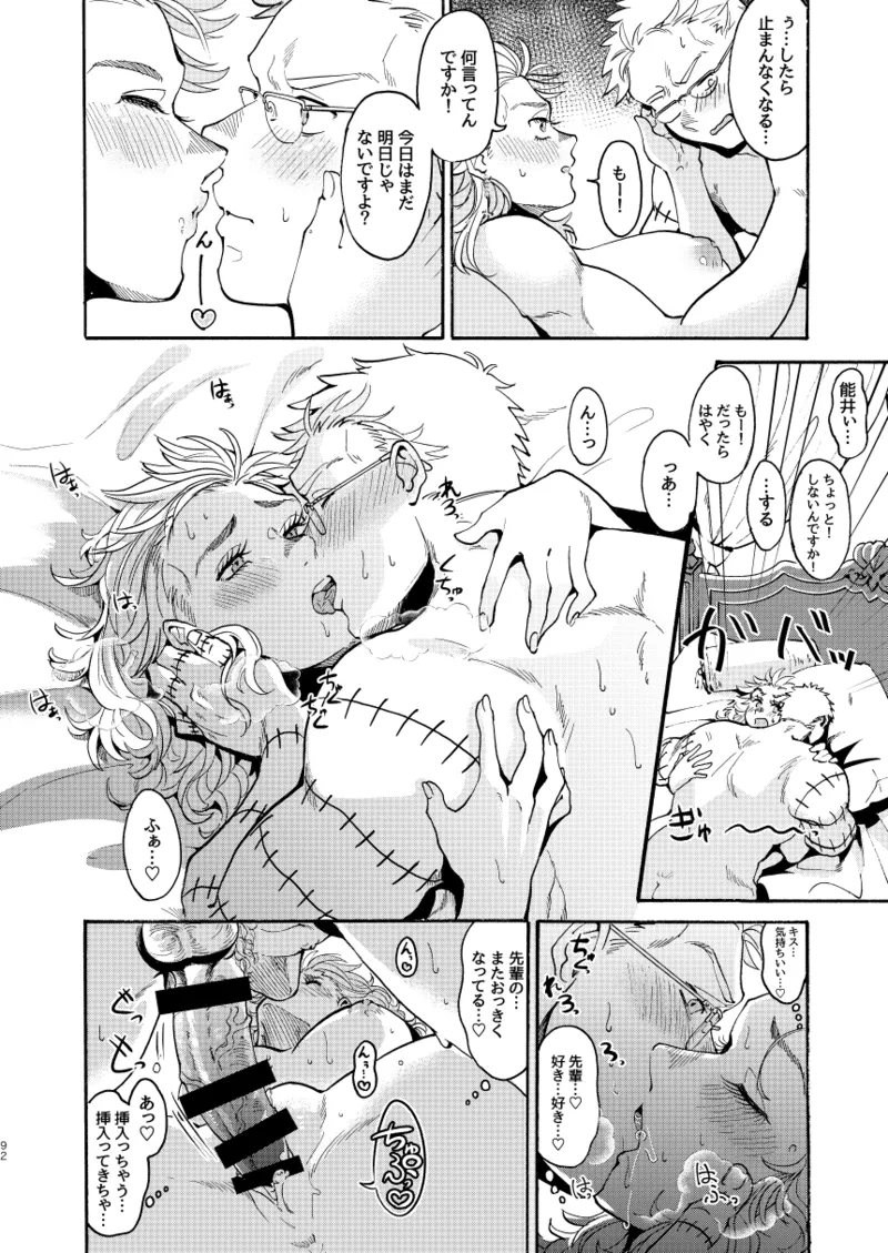 [Meloss]【Reprint of Shinnoi Doujinshi】Honeymoon Night(Dorohedoro) Page 91