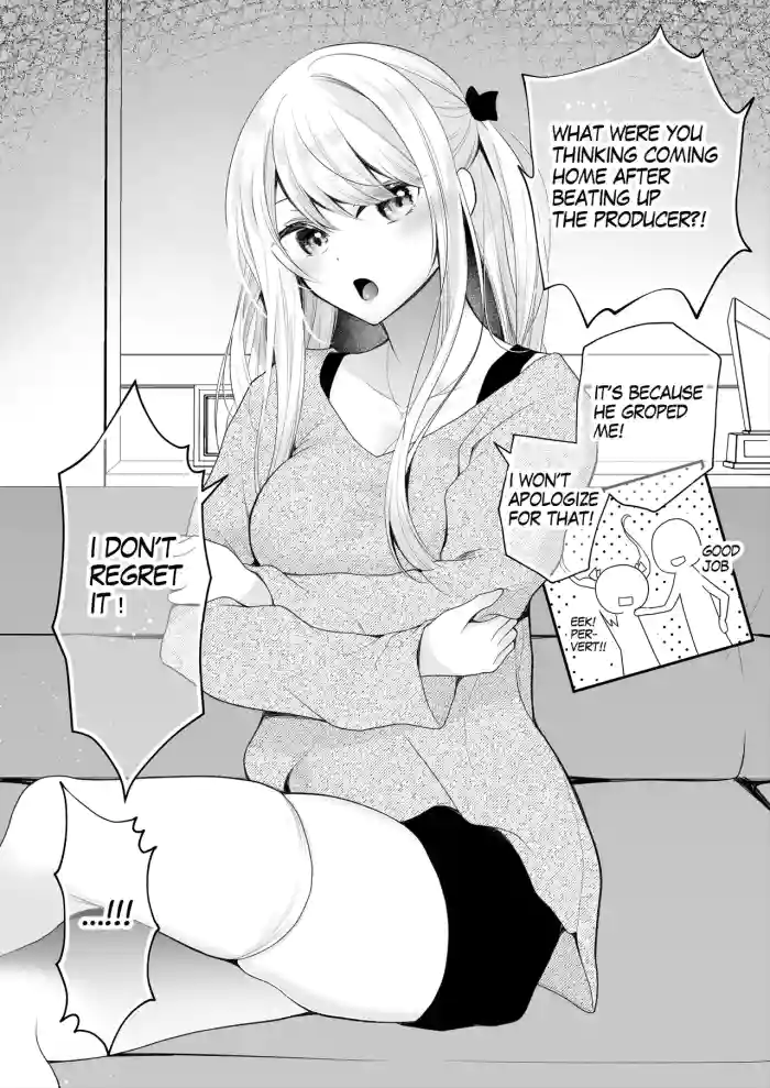 [Nanasaki] [English ver.／Comic]Punishment for a cheeky idol Comic 8page