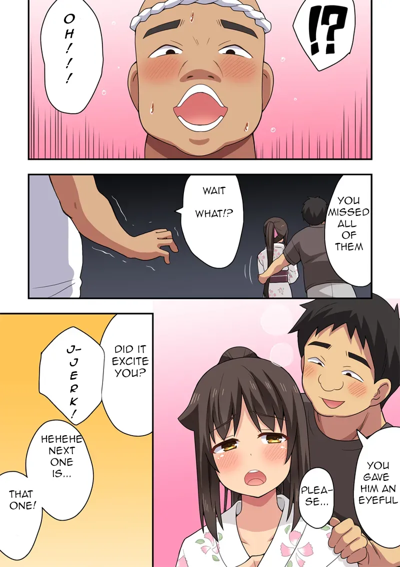 [Fukurou Naru Tori]Niizuma Nanaka no Roshutsu Natsumatsuri | Newlywed Nanaka's Exhibitionist Summer Festival[English] Page 14