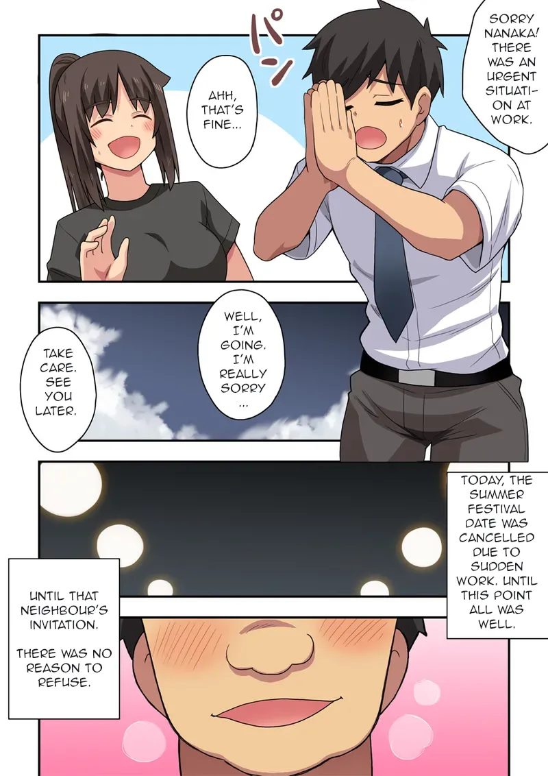 [Fukurou Naru Tori]Niizuma Nanaka no Roshutsu Natsumatsuri | Newlywed Nanaka's Exhibitionist Summer Festival[English] Page 2