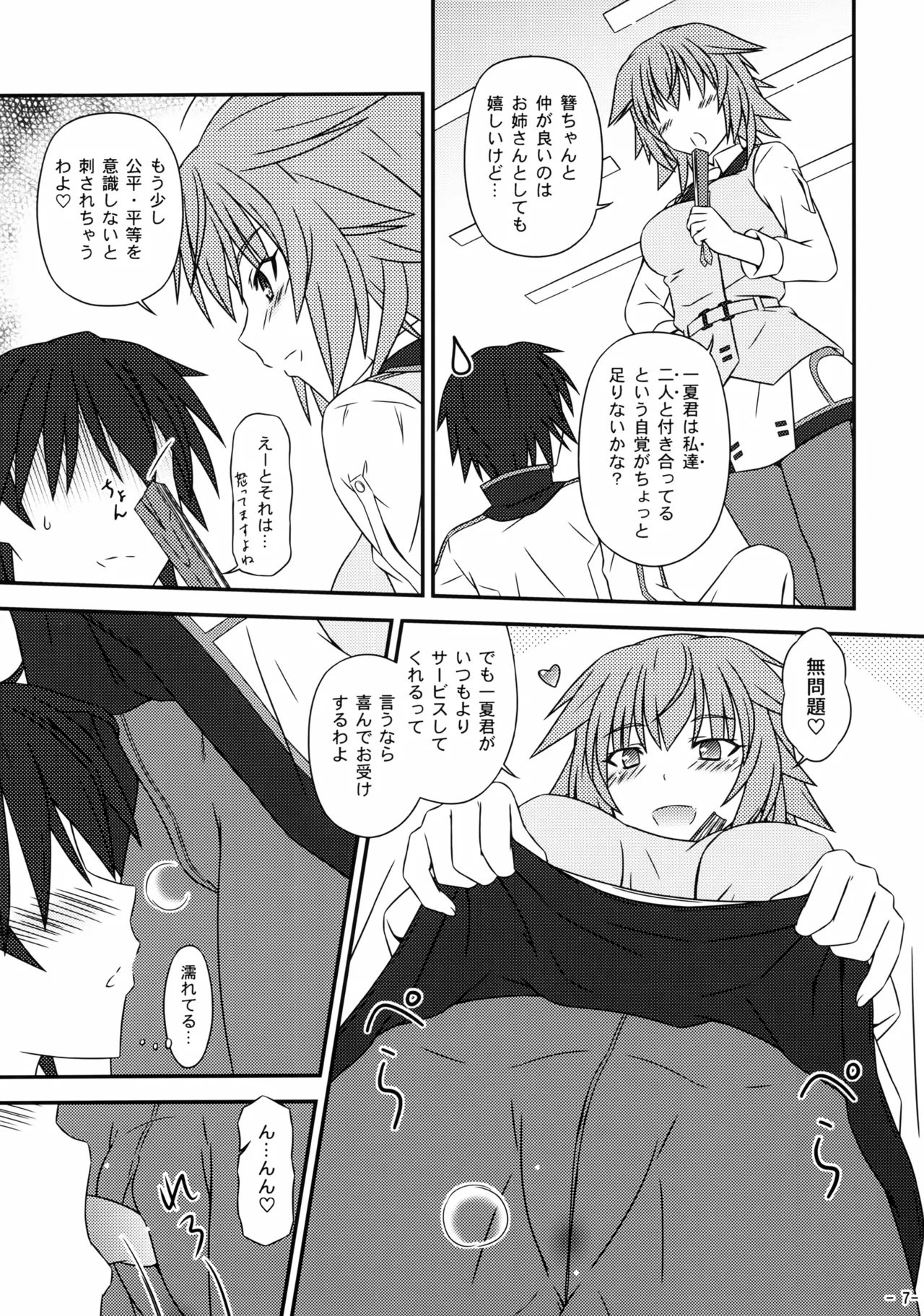 (C85) [Inaridou Shoten (Tsuzura, Kusanagi Ryuuiti)]Incentive Sisters(IS <Infinite Stratos>) Page 6