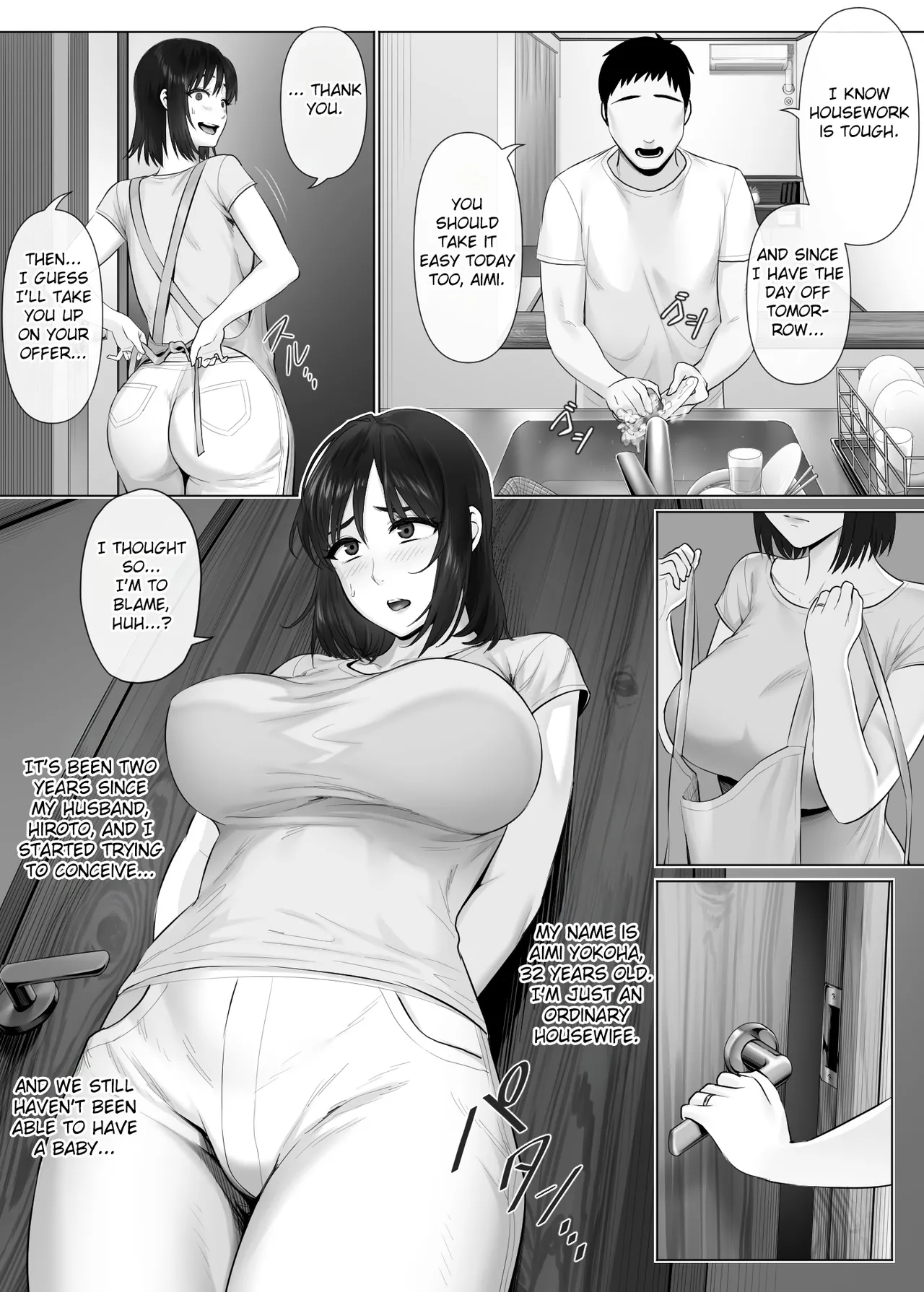 [Mitsumitsu Niku (Hikitogu)]LeveChi na Swapping 2 ~Hatsu Zecchou de Iki Kuruu Tsuma Hen~ | Swapping on a Whole New Level 2 ~Wife Goes Wild With Her First Orgasm~[English] [Fated Circle] Page 4
