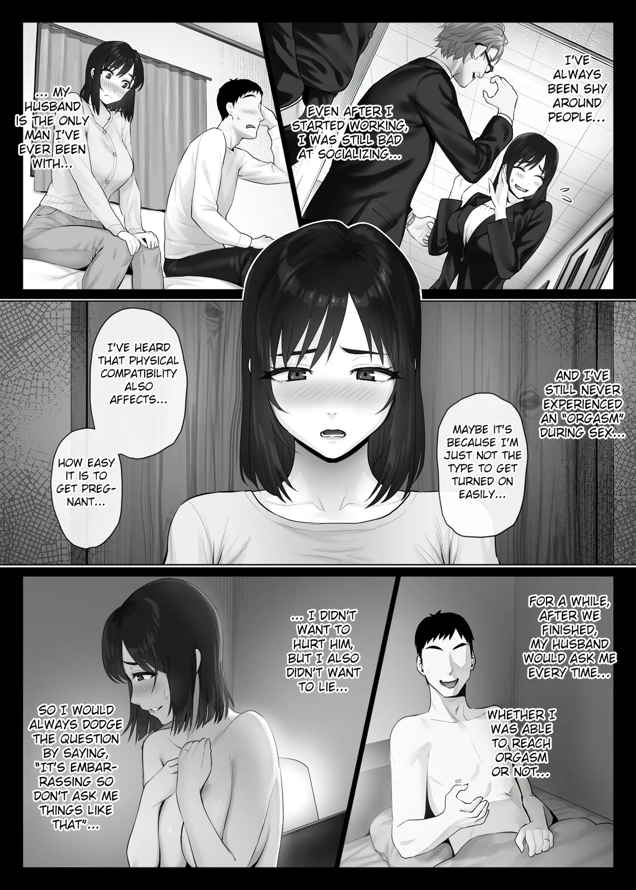 [Mitsumitsu Niku (Hikitogu)]LeveChi na Swapping 2 ~Hatsu Zecchou de Iki Kuruu Tsuma Hen~ | Swapping on a Whole New Level 2 ~Wife Goes Wild With Her First Orgasm~[English] [Fated Circle] Page 5